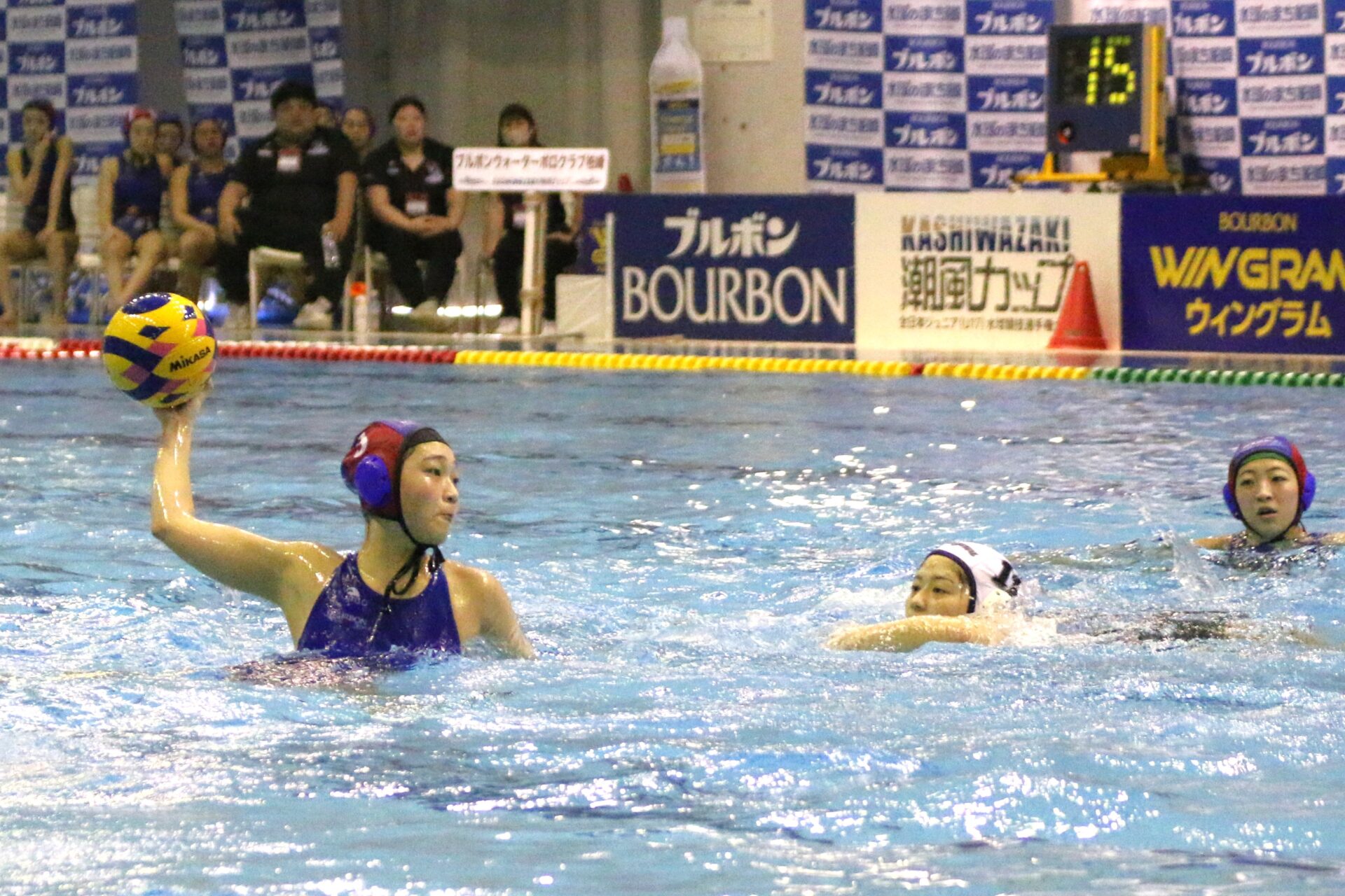 ブルボンKZ 水球水着 JWL2017用写真を撮りました | ブルボンウォーターポロクラブ柏崎